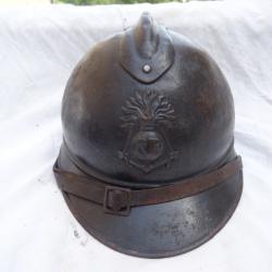 340- lot rare casque adrian infanterie  coloniale  1914 - 1918