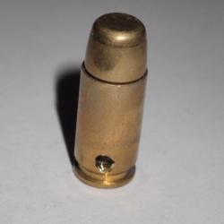 Cartouche neutralisée - 9mm - 155 grains -  Ogive blindé doré nez plat