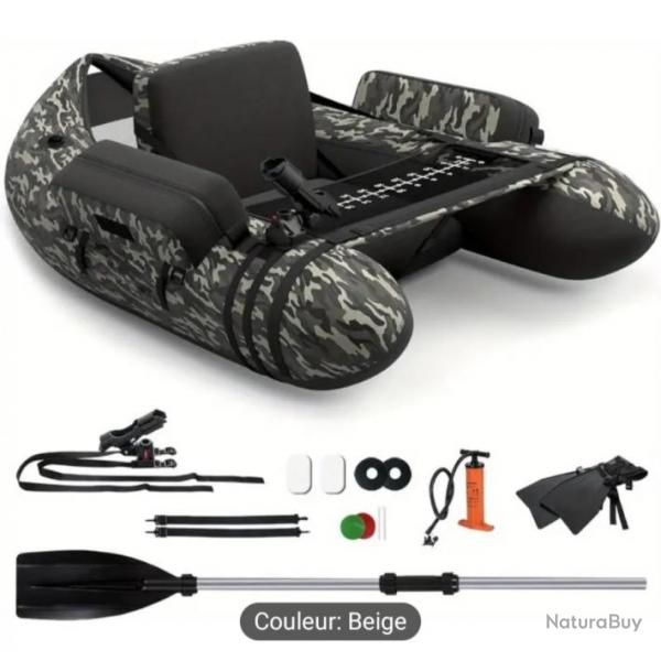 Float tube tout quip pour la pche en mer ou eau douce.