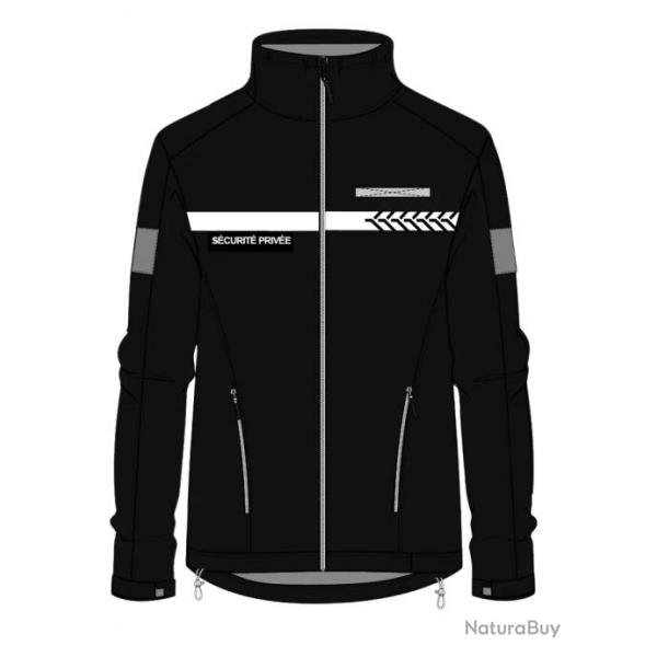 Veste Softshell Scurit Prive avec bandes HV