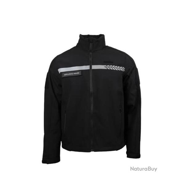 Veste Softshell Scurit Prive avec bandes HV