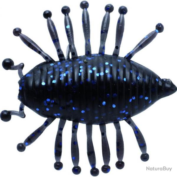 Leurre Illex Magic Woodlouse 1.18" - 3cm 1.16g Black/W/Blue