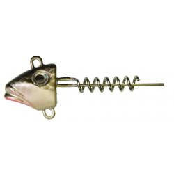 Tête plombée Gunki G'Fish Screw Natural Black 10G