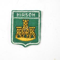 Ancien insigne patch brodé écusson HIRSON Aisne