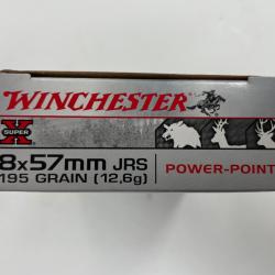 WINCHESTER CAL 8X57JRS 195GR POWER POINT BOITE DE 20 BALLES(VENDU PAR 2 BTES)