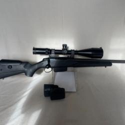 CARABINE A VERROU TIKKA T3 VARMINT CALIBRE 7mm-08+ LUNETTE TAIPAN 6-24x56+ MONTAGE AMOVIBLE