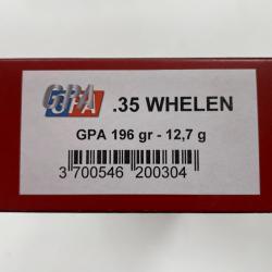 SOLOGNE CAL 35 WHELEN GPA 196GR BOITE DE 20 BALLES(VENDU PAR 2 BOITES)