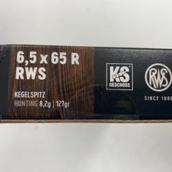 RWS 6.565R KS 8.2GG BOITE DE 20 BALLES(VENDU PAR 2 BOITES)