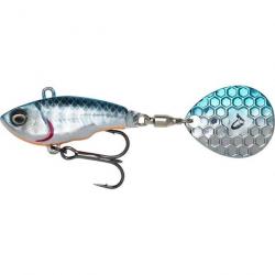 Poisson Nageur Savage Gear Fat Tail Spin NL 5,5cm 5,5cm Blue Silver 6,5g