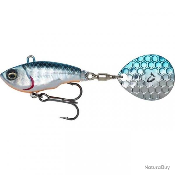 Poisson Nageur Savage Gear Fat Tail Spin NL 5,5cm 5,5cm Blue Silver 6,5g