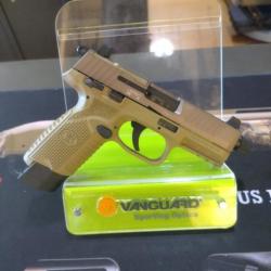 Pistolet fn 502 t fde/fde 1x15 + 1x10 calibre 22lr