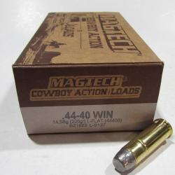 1 boite neuve de 50 cartouches Magtech  de calibre 44-40, 225 grains , L-Flat