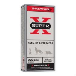 WINCHESTER 222REM POWER POINT 50GR X20