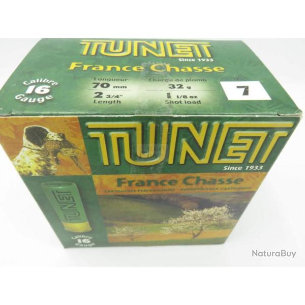 TUNET FRANCE CHASSE N7 CAL 16 32GR X25