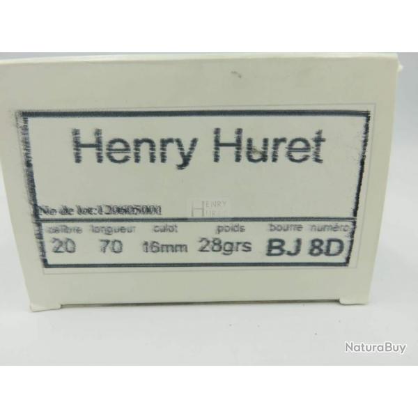 Cart Henry Huret cal 20 BJ 28 g Pl 8d Boite de 25