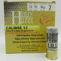 Cart Henry Huret cal 12 BJ 36 g Pl 7d Boite de 25