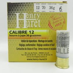 Cart Henry Huret cal 12 BJ 36 g Pl 6d Boite de 25