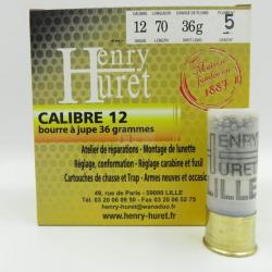 Cart Henry Huret cal 12 BJ 36 g Pl 5d Boite de 25