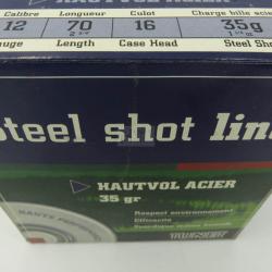Cart TUNET cal 12 35g Pl 4 HAUTVOL ACIER Boite de 25