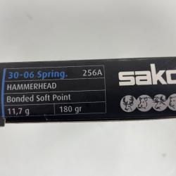 SAKO CAL30-06 HAMMEREAD SP 11.7G BOITE DE 20 BALLES(VENDU PAR 2 BOITES)