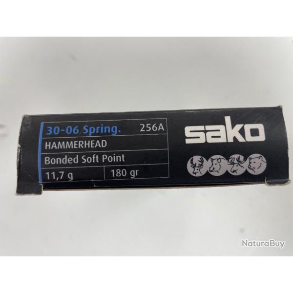 SAKO CAL30-06 HAMMEREAD SP 11.7G BOITE DE 20 BALLES(VENDU PAR 2 BOITES)