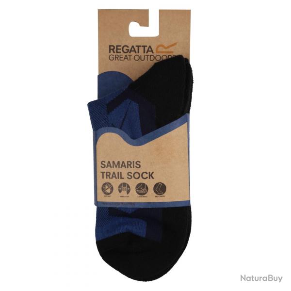 2 pairs Outdoor Active Sock 43 - 46 Bleu