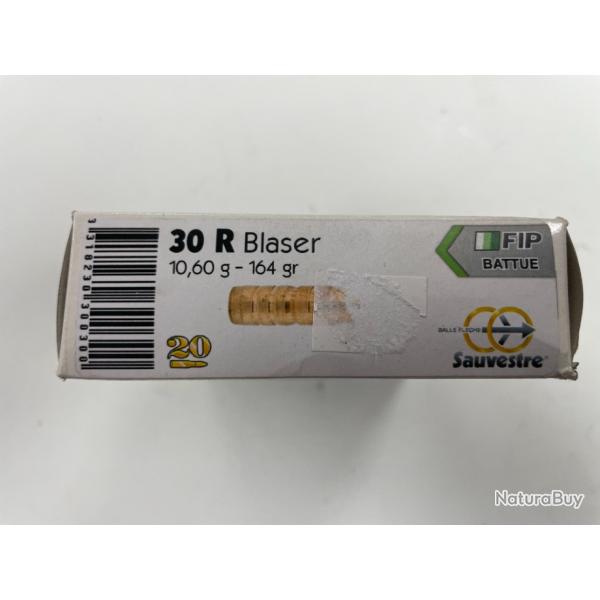 SAUVESTRE FIP 30R BLASER 10.6G BOITE DE 20 BALLES(VENDU PAR 2 BOITES)