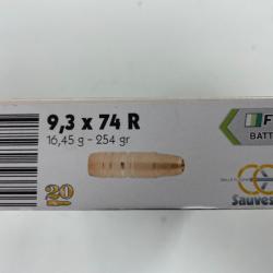 SAUVESTRE FIP 9.3X74R 16.45G BOITE DE 20 BALLES(VENDU PAR 2 BOITES)