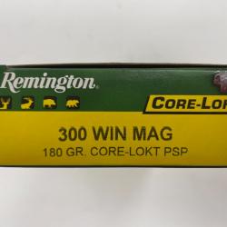 REMINGTON 300 WIN 11.7G CORE LOCK PSP BOITE DE 20 BALLES(VENDU PAR 2 BOITES)