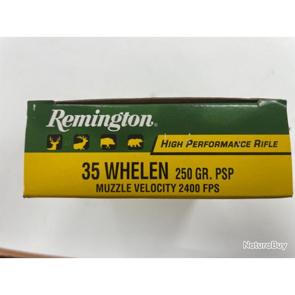 REMINGTON 35 WHELEN 250GR CORE LOCK PSP BOITE DE 20 BALLES(VENDU PAR 2 BOITES)