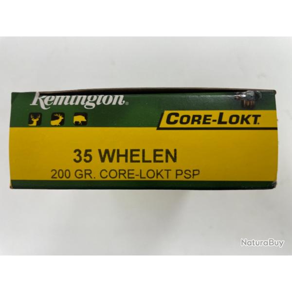 REMINGTON 35 WHELEN 200GR CORE LOCK PSP BOITE DE 20 BALLES(VENDU PAR 2 BOITES)