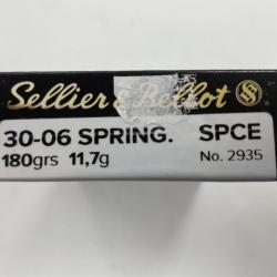 SELLIER BELLOT 30-06 11.7G SPCE BOITE DE 20 BALLES(VENDU PAR 2 BOITES)