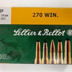 SELLIER BELLOT 270 WIN 9.7G SPCE BOITE DE 20 BALLES(VENDU PAR 2 BOITES)