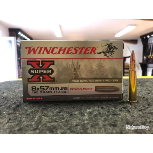 Winchester Super X Calibre 8x57 JRS 195 Grain