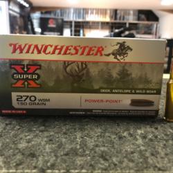 Winchester Power Point Calibre 270 Wsm 150 Grains