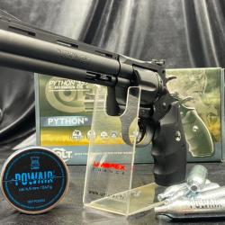 Pack prêt à tirer "REVOLVER COLT PYTHON" - 6'' - CO2 - CAL 4.5 MM (Plombs et billes acier)