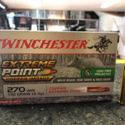 Winchester Extreme Point Calibre 270 Win 130 Grains