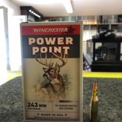 Winchester Power Point Calibre 243 Win 100 Grain