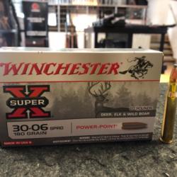 Winchester Super X Power Point Calibre 30-06 Spring 180Grain