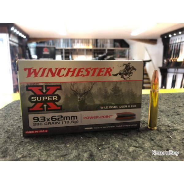 Winchester Super X Power Point Calibre 9,3x62 mm 286 Grain