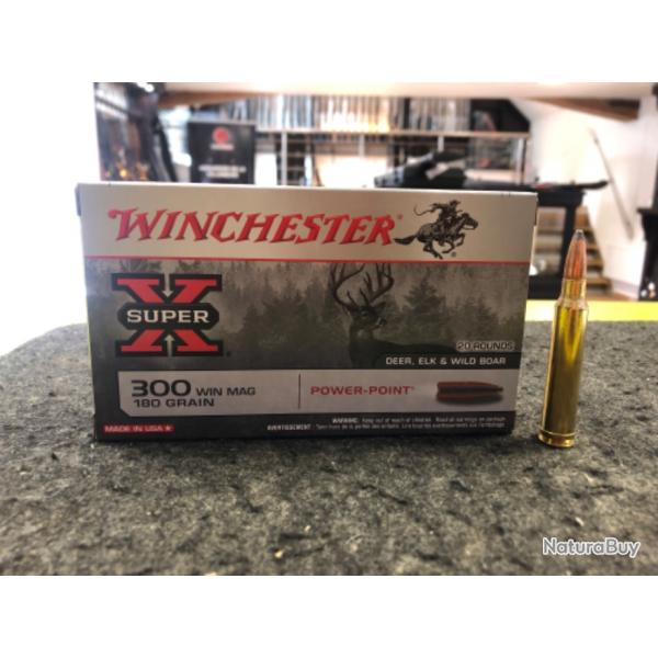 Winchester Super X Power  Point Calibre 300 Win Mag 180 Grain