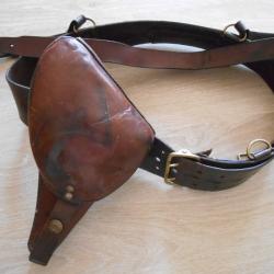 Ensemble holster / cuir modèle 1892