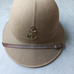 casque infanterie de marine colonial