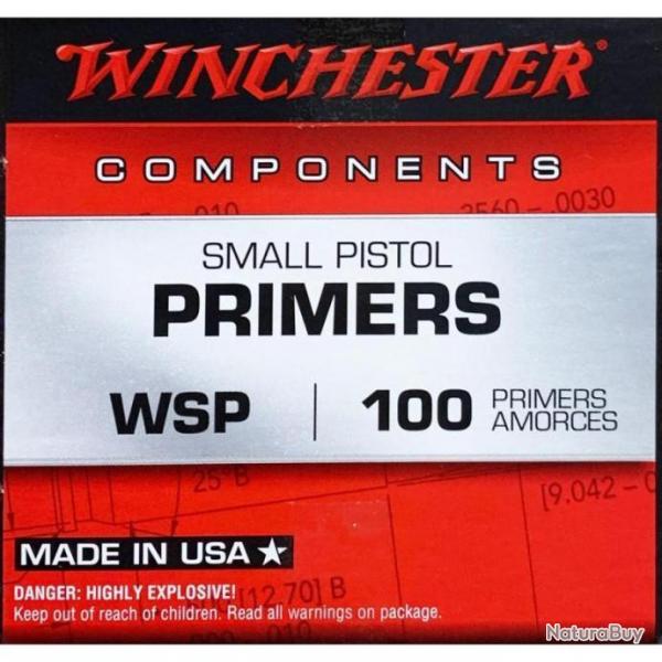 ! VENTE FLASH ! - Lot de 5000 Amorces Winchester Small Pistol WSP- PROMO !