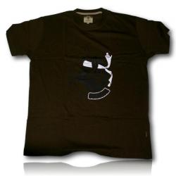 Percussion T Shirt kaki Wild board corsica