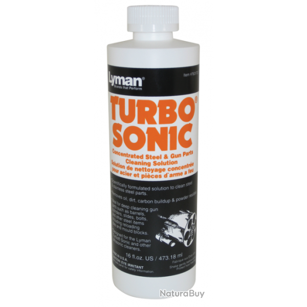 SOLUTION TURBO SONIC POUR BAC A ULTRASONS (POUR ACIER / INOX) 16 OZ