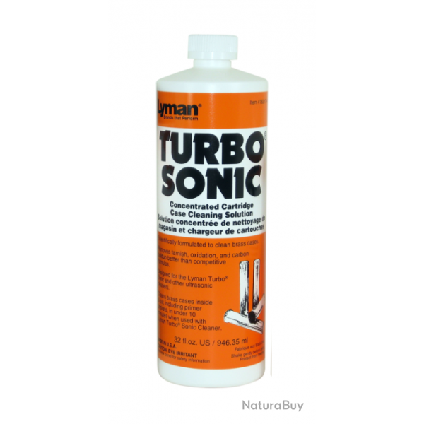 SOLUTION TURBO SONIC POUR BAC A ULTRASONS (POUR ETUIS) 32 OZ