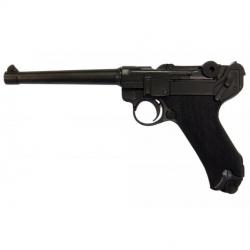 Pistolet Denix Luger P08 Parabellum crosse noir-Luger P08 Parabellum 30cm