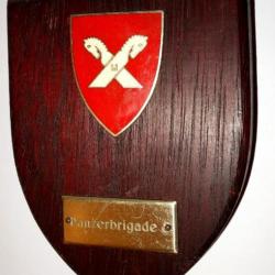 PLAQUE /RECOMPENSE de la 3ème PANZERDIVISION de la BUNDESWEHR.  /8570