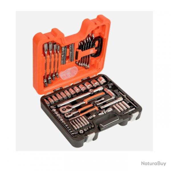 Jeu de douilles Bahco S910 1/4" et 1/2" en coffret 92pcs